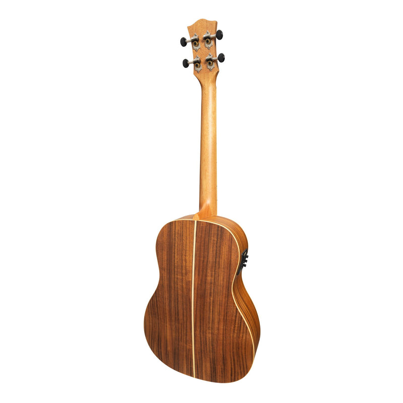Tiki '3 Series' Koa Electric Baritone Ukulele with Gig Bag (Natural Satin)-TKB-3P-NST