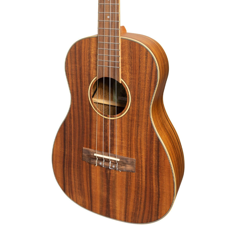 Tiki '3 Series' Koa Electric Baritone Ukulele with Gig Bag (Natural Satin)-TKB-3P-NST