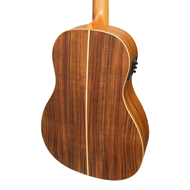 Tiki '3 Series' Koa Electric Baritone Ukulele with Gig Bag (Natural Satin)-TKB-3P-NST