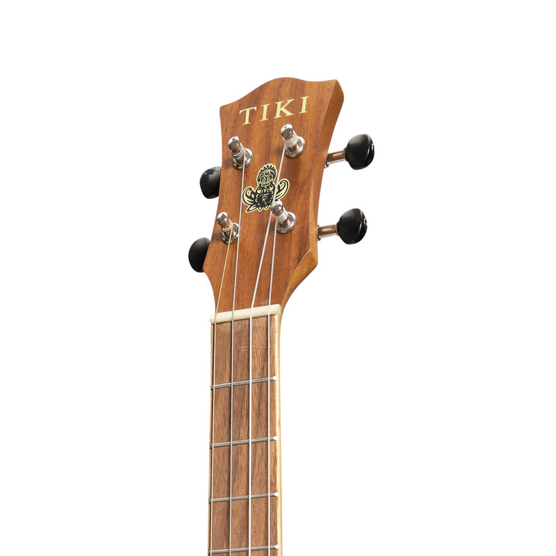 Tiki '3 Series' Koa Electric Baritone Ukulele with Gig Bag (Natural Satin)-TKB-3P-NST