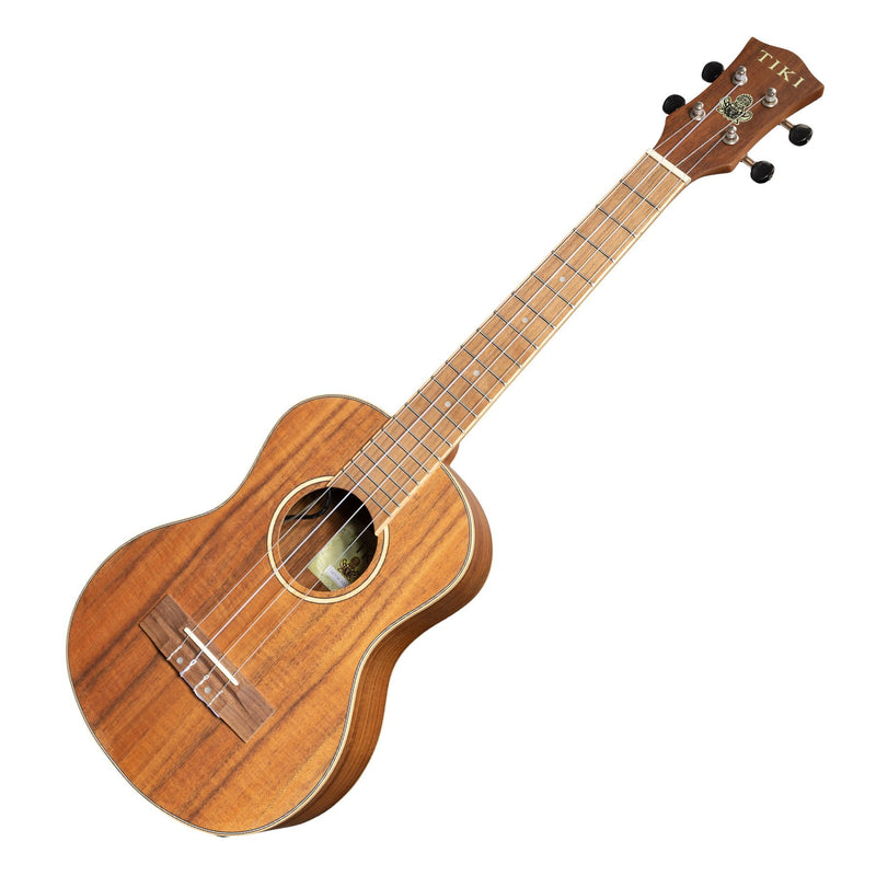 Tiki '3 Series' Koa Electric Tenor Ukulele with Gig Bag (Natural Satin)-TKT-3P-NST