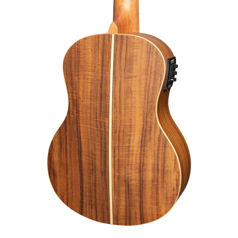 Tiki '3 Series' Koa Electric Tenor Ukulele with Gig Bag (Natural Satin)-TKT-3P-NST