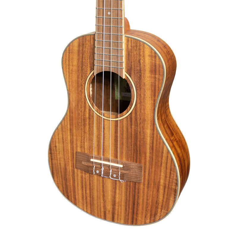 Tiki '3 Series' Koa Tenor Ukulele with Gig Bag (Natural Satin)-TKT-3-NST