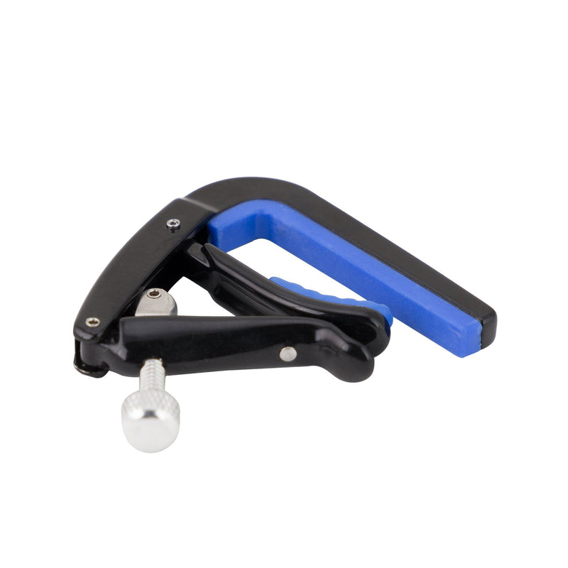 Tiki Adjustable Roller Ukulele Capo (Black)-UC-7P-BLK