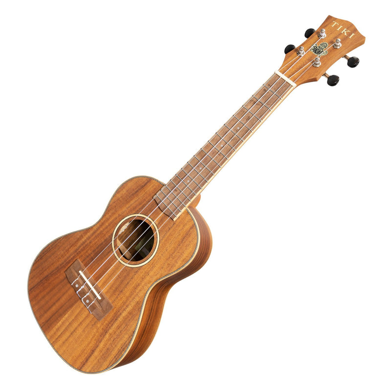 Tiki '3 Series' Koa Concert Ukulele with Gig Bag (Natural Satin)-TKC-3-NST