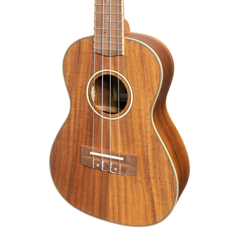 Tiki '3 Series' Koa Concert Ukulele with Gig Bag (Natural Satin)-TKC-3-NST