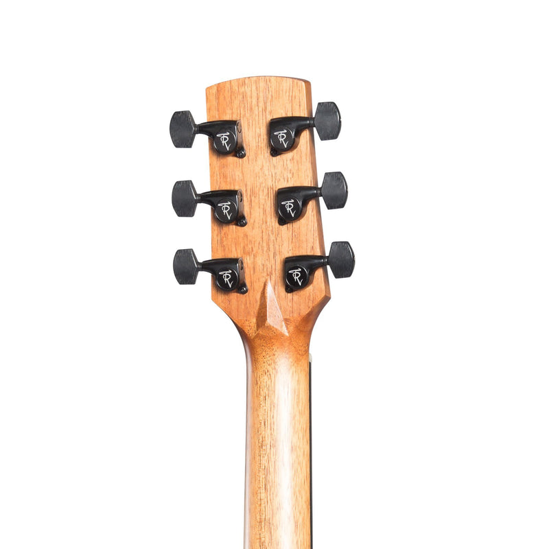 Timberidge 'Messenger Series' Left Handed Solid Mahogany Top Acoustic-Electric TS-Mini Guitar (Natural Satin)-TRT-MML-NST