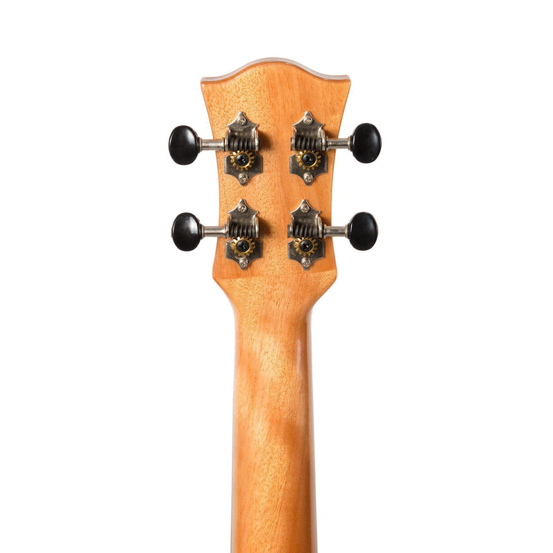 Tiki '22 Series' Spruce Solid Top Electric Baritone Ukulele with Hard Case (Natural Gloss)-TSB-22P-NGL