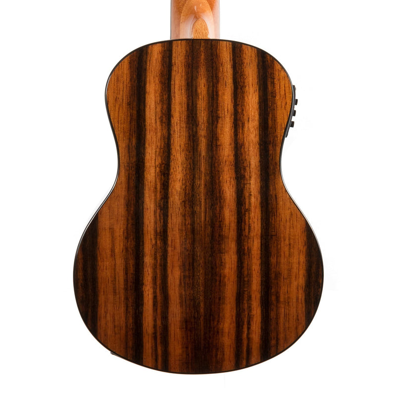 Tiki '22 Series' Spruce Solid Top Electric Tenor Ukulele with Hard Case (Natural Gloss)-TST-22P-NGL