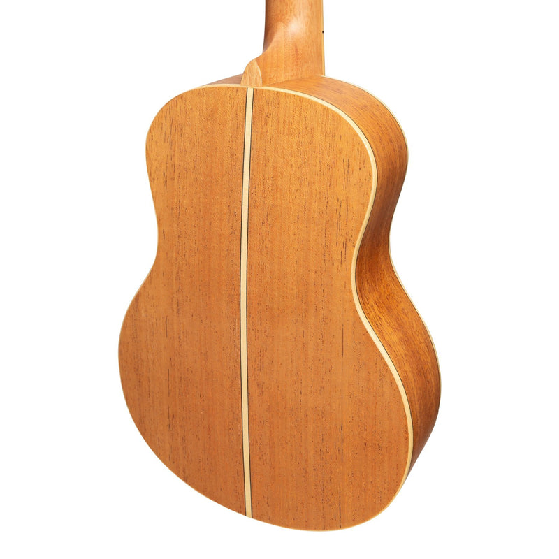 Tiki '6 Series' Spruce Solid Top Tenor Ukulele with Hard Case (Natural Satin)-TST-6-NST