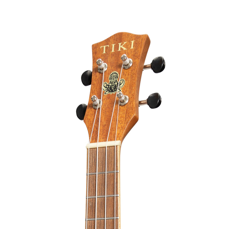 Tiki '6 Series' Spruce Solid Top Tenor Ukulele with Hard Case (Natural Satin)-TST-6-NST