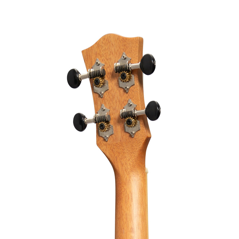 Tiki '6 Series' Spruce Solid Top Tenor Ukulele with Hard Case (Natural Satin)-TST-6-NST