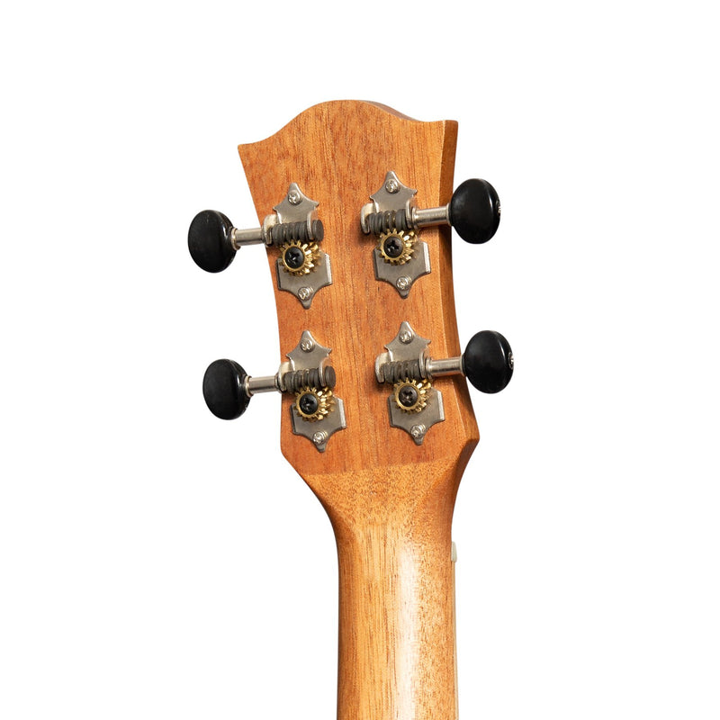 Tiki '7 Series' Cedar Solid Top Electric Soprano Ukulele with Hard Case (Natural Satin)-TCS-7P-NST