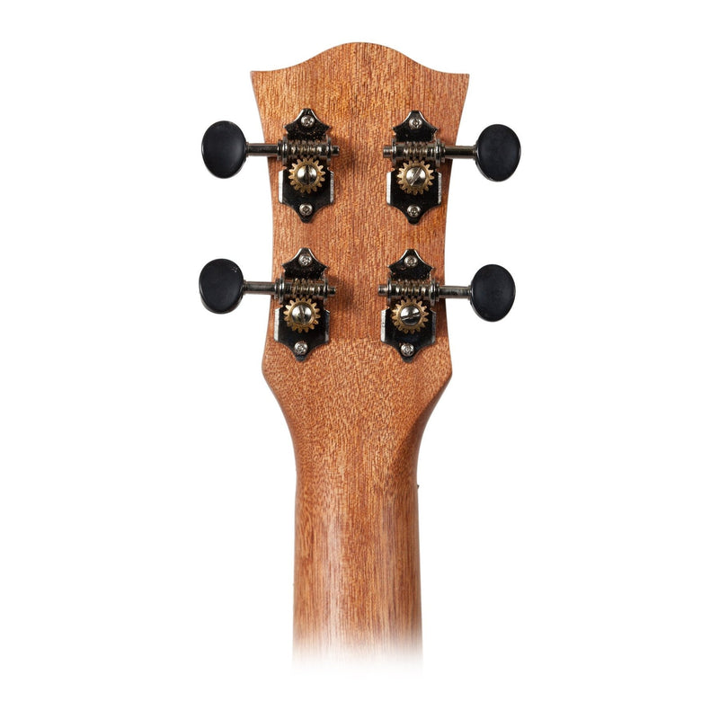 Tiki '2 Series' Mahogany Flame Top Soprano Ukulele with Gig Bag (Natural Satin)-TFMS-2-NST