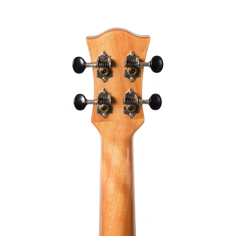 Tiki '22 Series' Spruce Solid Top Baritone Ukulele with Hard Case (Natural Gloss)-TSB-22-NGL