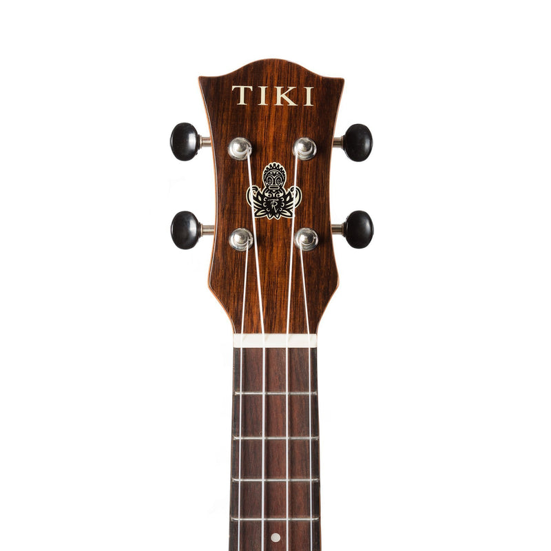 Tiki '22 Series' Spruce Solid Top Electric Soprano Ukulele with Hard Case (Natural Gloss)-TSS-22P-NGL