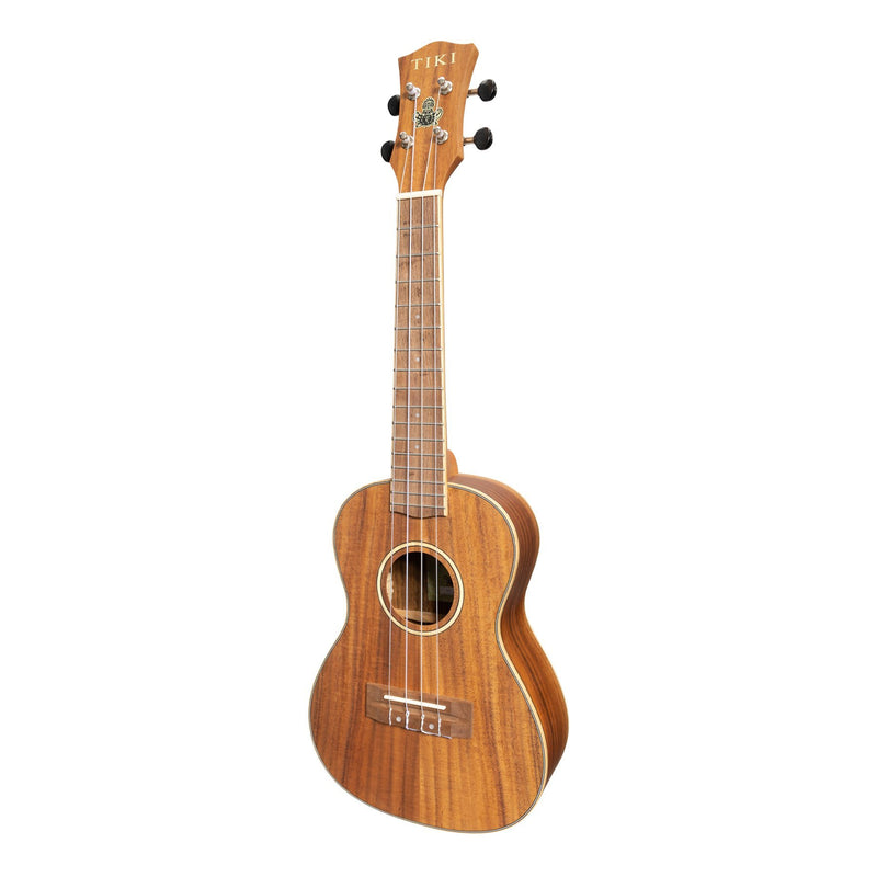 Tiki '3 Series' Koa Concert Ukulele with Gig Bag (Natural Satin)-TKC-3-NST