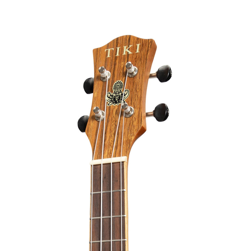Tiki '4 Series' Daowood Electric Tenor Ukulele with Gig Bag (Natural Satin)-TDT-4P-NST