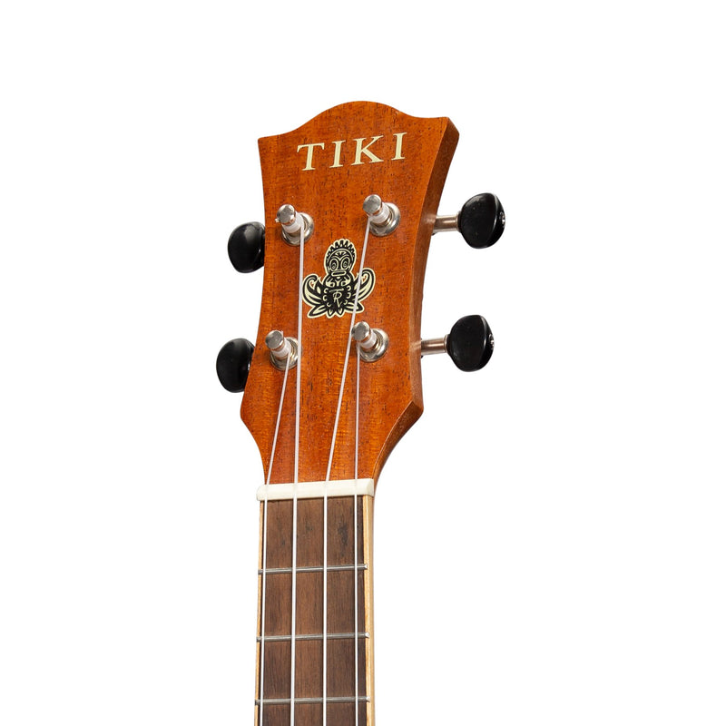 Tiki '6 Series' Spruce Solid Top Electric Concert Ukulele with Hard Case (Natural Satin)-TSC-6P-NST