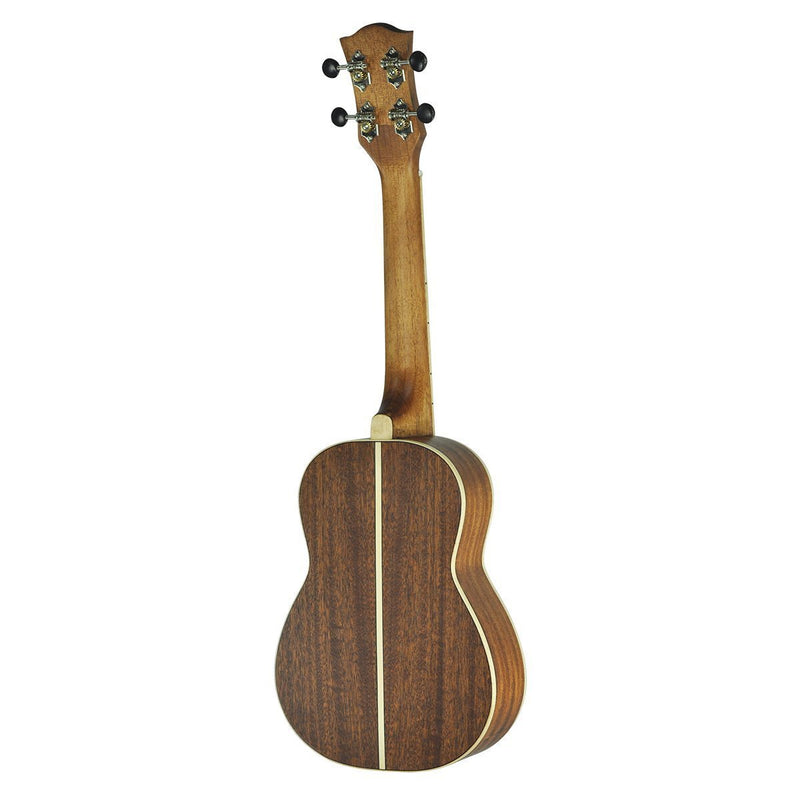 Tiki '6 Series' Spruce Solid Top Electric Tenor Ukulele with Hard Case (Natural Satin)-TST-6P-NST