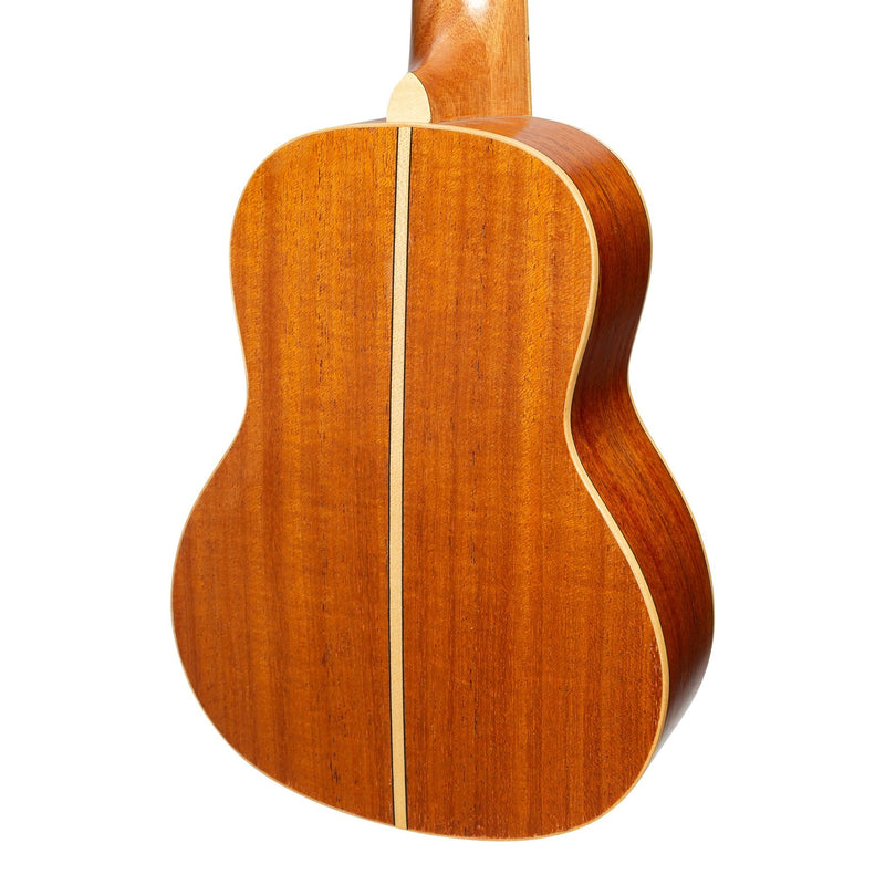 Tiki '6 Series' Spruce Solid Top Soprano Ukulele with Hard Case (Natural Satin)-TSS-6-NST