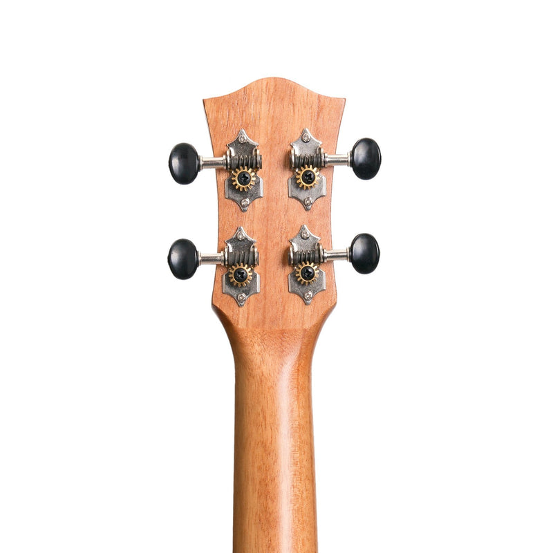 Tiki '9 Series' Koa Solid Top Electric Cutaway Concert Ukulele with Hard Case (Natural Satin)-TKC-9CP-NST