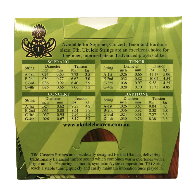 Tiki Concert Ukulele String Set GCEA-TUS-C