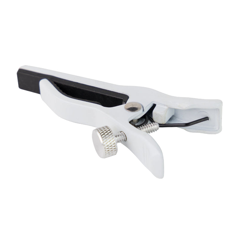 Tiki Quick-Grip Ukulele Capo (White)-UC-6P-WHT