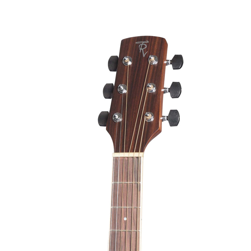 Timberidge '1 Series' Left Handed Solid Top Acoustic-Electric TS-Mini Guitar (Natural Satin)-TRT-1L-NST