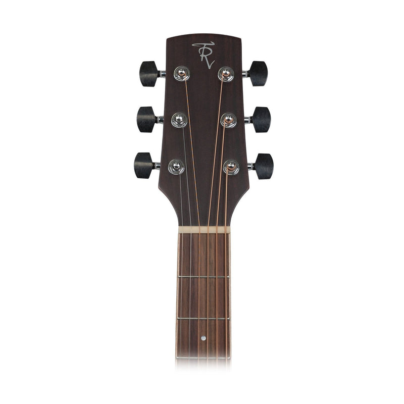 Timberidge '1 Series' Left Handed Spruce Solid Top Acoustic-Electric Dreadnought Cutaway Guitar (Natural Satin)-TRC-1L-NST