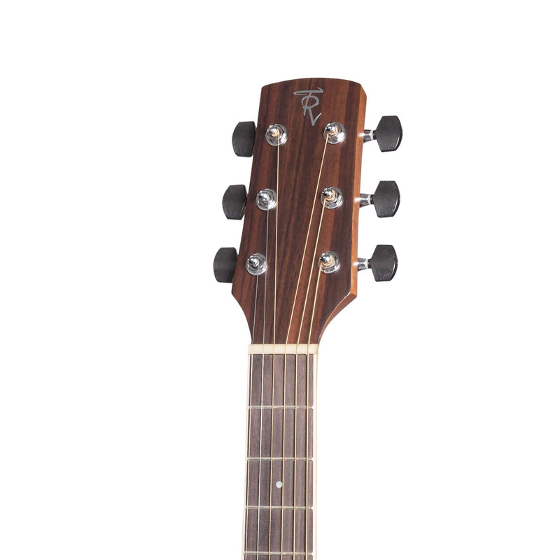 Timberidge '1 Series' Left Handed Spruce Solid Top Acoustic-Electric Traveller Mini Guitar (Natural Satin)-TRM-1L-NST