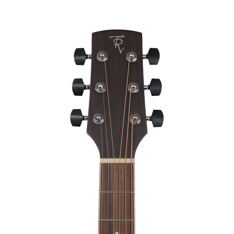 Timberidge '1 Series' Left Handed Spruce Solid Top & Mahogany Solid Back Acoustic-Electric Small Body Cutaway Guitar (Natural Satin)-TRFC-1SBPL-NST