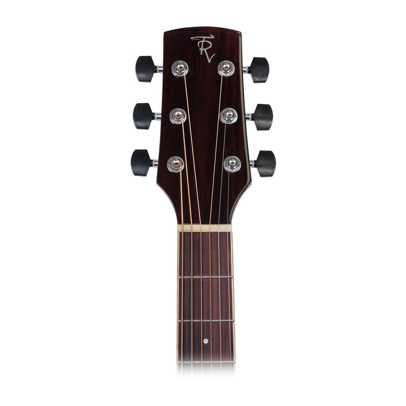 Timberidge '1 Series' Spruce Solid Top Acoustic-Electric Small Body Cutaway Guitar (Natural Gloss)-TRFC-1-NGL