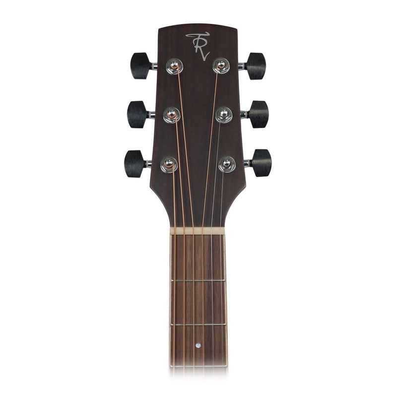 Timberidge '1 Series' Spruce Solid Top Acoustic-Electric Small Body Cutaway Guitar (Natural Satin)-TRFC-1-NST
