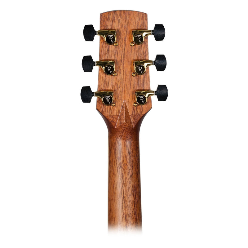 Timberidge '3 Series' Left Handed Spruce Solid Top Acoustic-Electric Small Body Cutaway Guitar with 'Tree of Life' Inlay (Natural Satin)-TRFC-3TL-NST