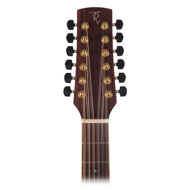 Timberidge '4 Series' 12-String Cedar Solid Top Acoustic-Electric Small Body Cutaway Guitar (Natural Satin)-TRFC-412-NST