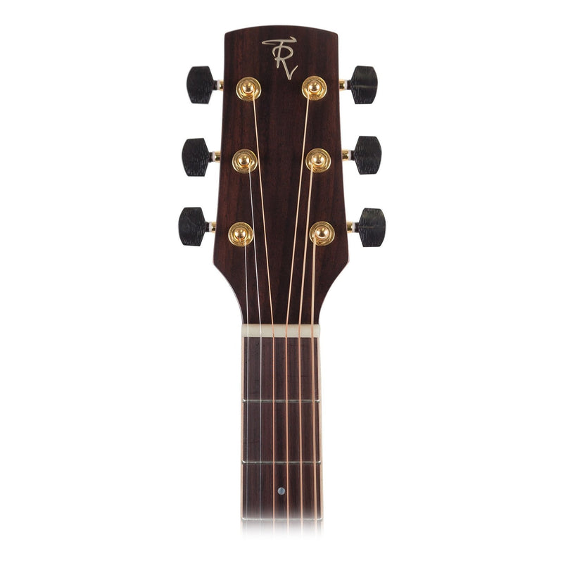 Timberidge '4 Series' Left Handed Cedar Solid Top Acoustic-Electric Small Body Cutaway Guitar (Natural Satin)-TRFC-4L-NST