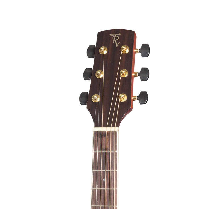 Timberidge '4 Series' Left Handed Cedar Solid Top Acoustic-Electric Traveller Mini Guitar (Natural Satin)-TRM-4L-NST