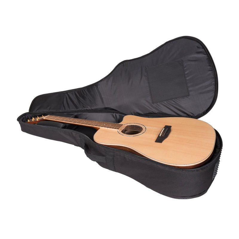 Timberidge Deluxe Dreadnought Acoustic Guitar Gig Bag (Black)-TB-A4T-BLK