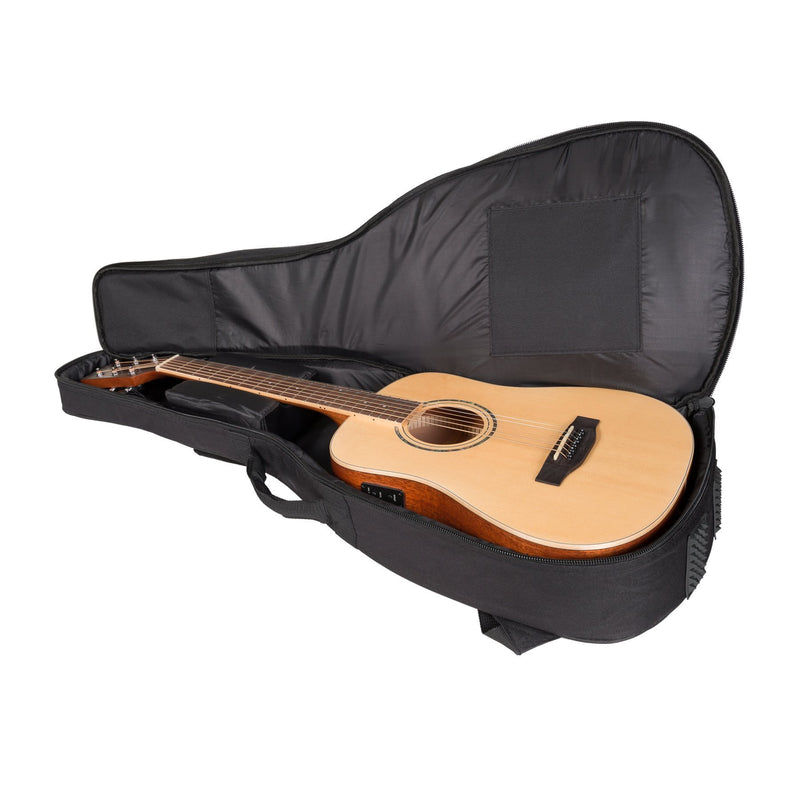 Timberidge Deluxe Mini Acoustic Guitar Gig Bag (Black)-TB-M4T-BLK