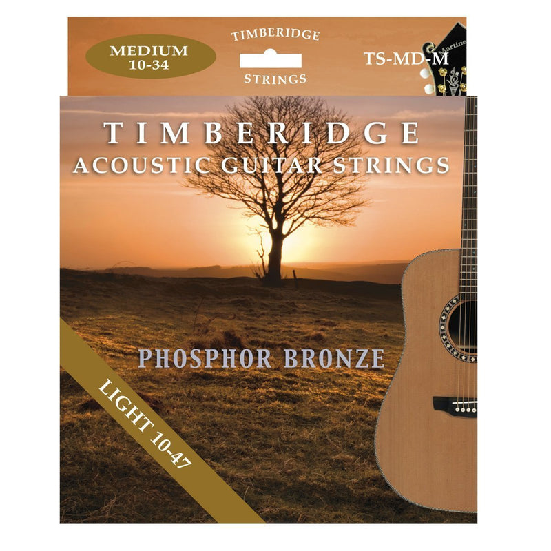 Timberidge Light Phosphor Bronze Acoustic Guitar Strings (10-47)-TS-APB-L