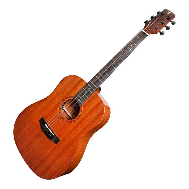 Timberidge 'Messenger Series' All Solid Mahogany Acoustic-Electric Dreadnought Guitar (Natural Gloss)-TR-MMSB-NGL