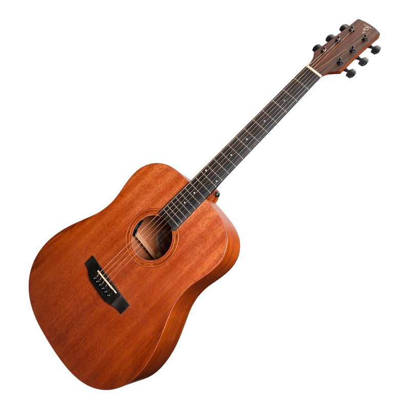 Timberidge 'Messenger Series' All Solid Mahogany Acoustic-Electric Dreadnought Guitar (Natural Satin)-TR-MMSB-NST