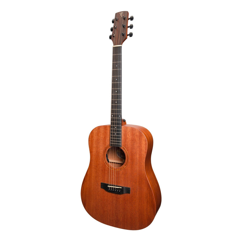 Timberidge 'Messenger Series' All Solid Mahogany Acoustic-Electric Dreadnought Guitar (Natural Satin)-TR-MMSB-NST