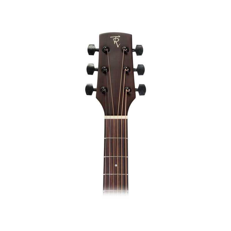 Timberidge 'Messenger Series' Left Handed Mahogany Solid Top Acoustic-Electric Dreadnought Cutaway Guitar (Natural Satin)-TRC-MML-NST