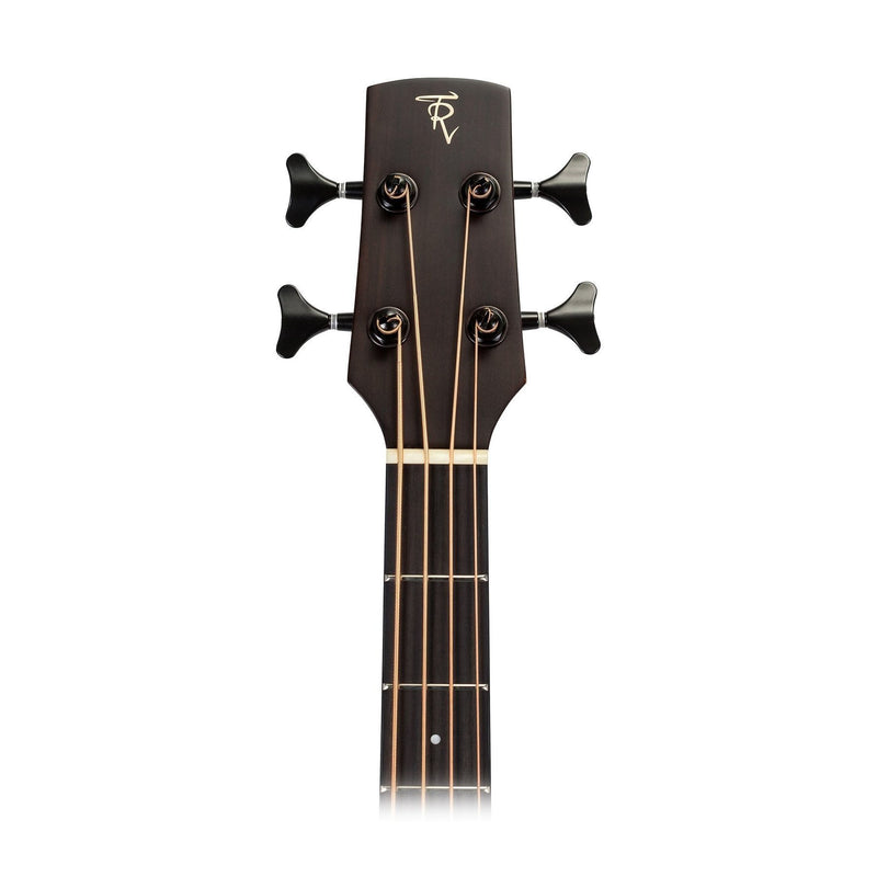 Timberidge 'Messenger Series' Mahogany Solid Top Acoustic-Electric Cutaway Bass Guitar (Natural Satin)-TRBC-MM-NST