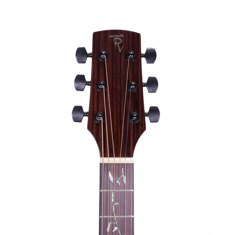 Timberidge 'Messenger Series' Mahogany Solid Top Acoustic-Electric Dreadnought Cutaway Guitar (Natural Gloss)-TRC-MMT-NGL