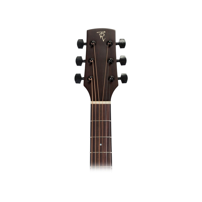 Timberidge 'Messenger Series' Mahogany Solid Top Acoustic-Electric Dreadnought Cutaway Guitar (Natural Satin)-TRC-MM-NST