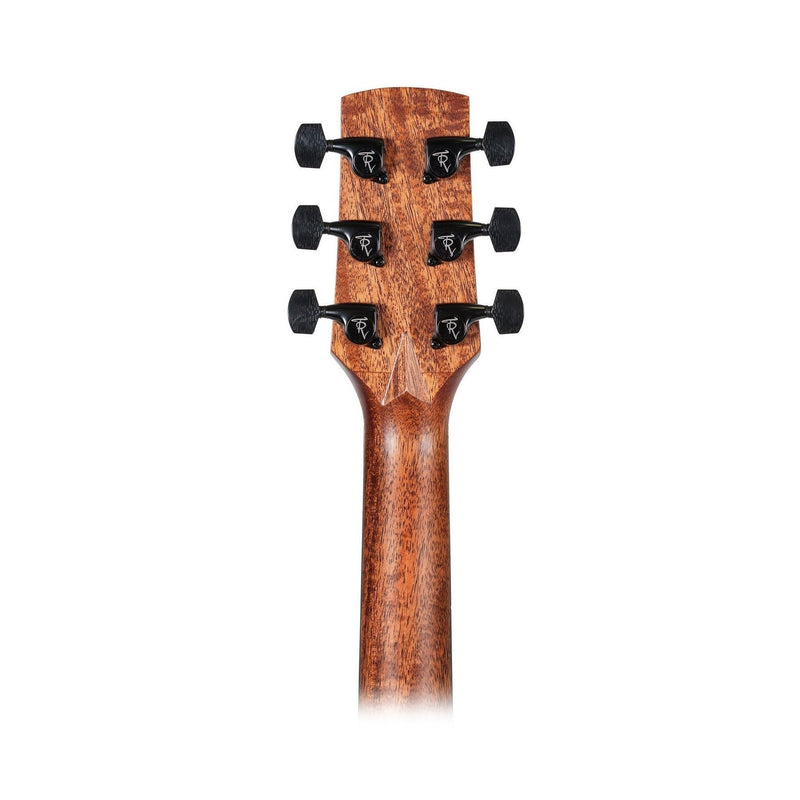 Timberidge 'Messenger Series' Mahogany Solid Top Acoustic-Electric Small Body Cutaway Guitar with 'Tree of Life' Inlay (Natural Satin)-TRFC-MMT-NST