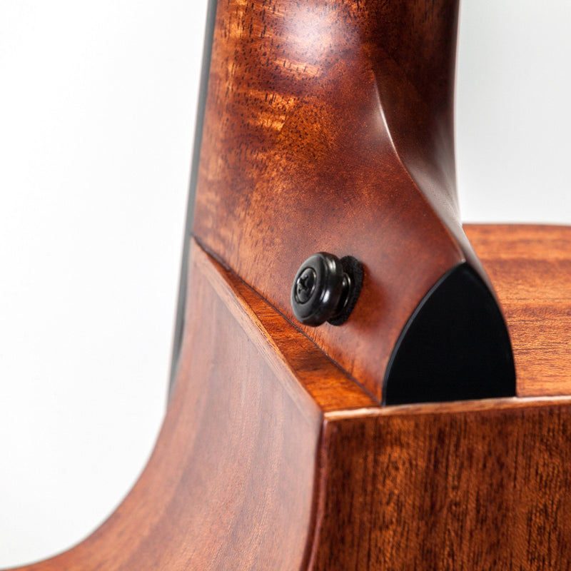 Timberidge 'Messenger Series' Mahogany Solid Top Acoustic-Electric Small Body Cutaway Guitar with 'Tree of Life' Inlay (Natural Satin)-TRFC-MMT-NST
